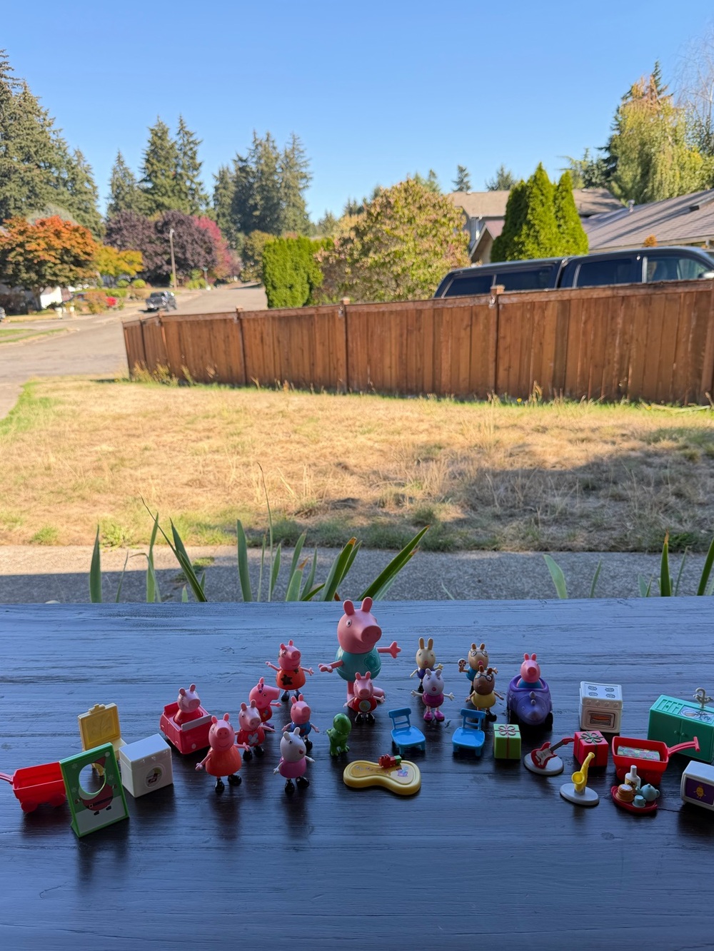 Peppa Pig Mini Figures Playset with Pink Characters and Colorful Accessories